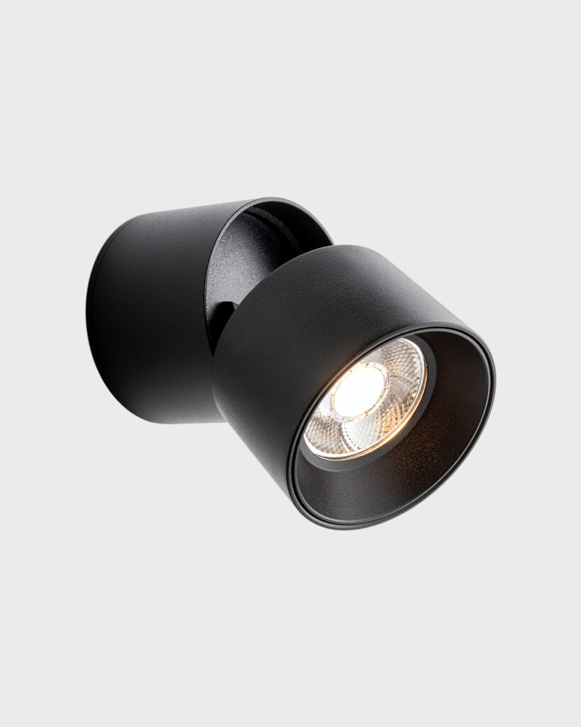 Đèn Tường Hiện Đại Hợp Kim Tròn Đen Sang Trọng VRG-MD01
