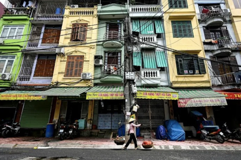 Hanoi tube houses architecture_3