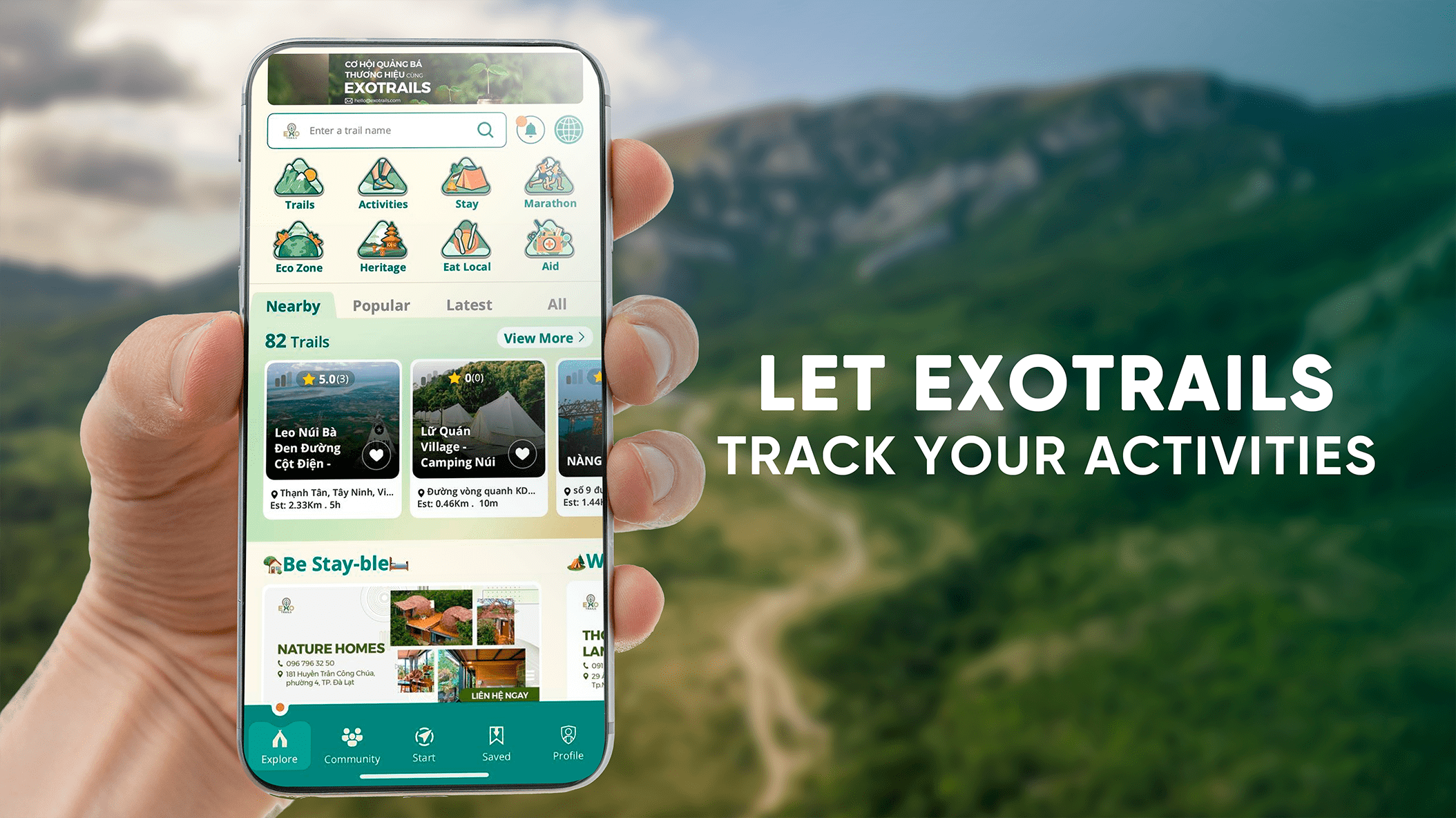 find local hiking trails