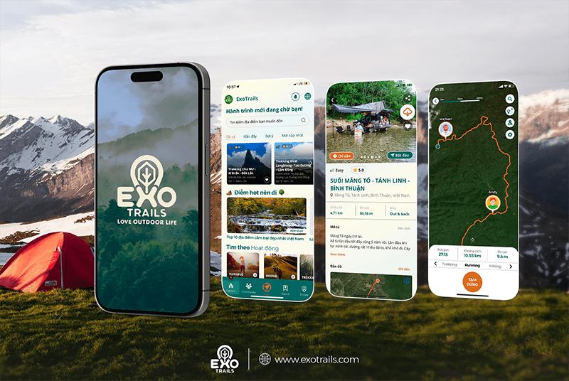 Tính năng GPS của ExoTrails