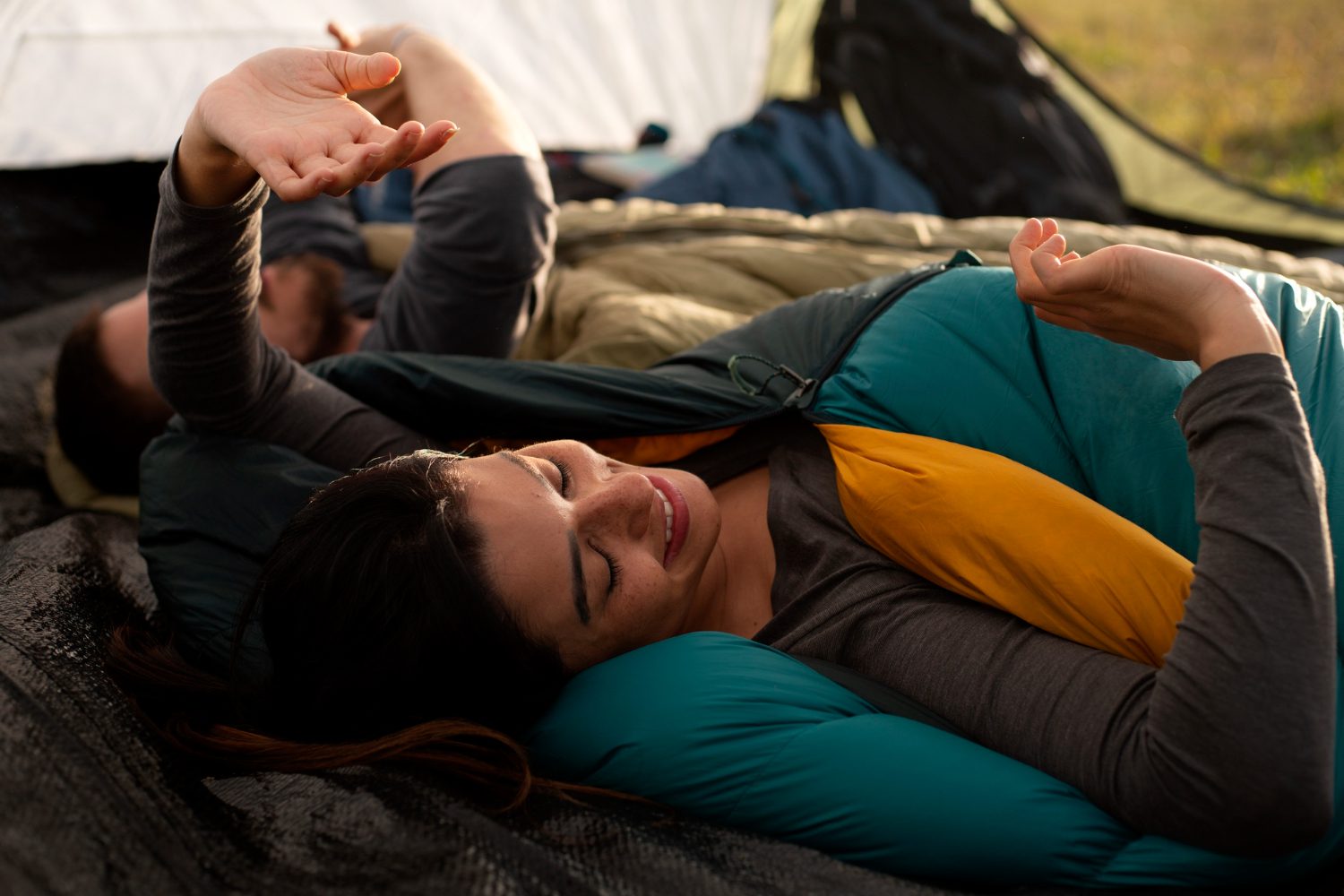 sleeping well while backpacking