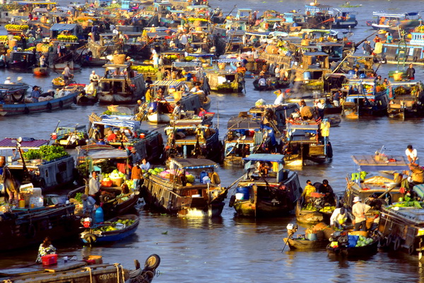 Cai Rang floating market_5