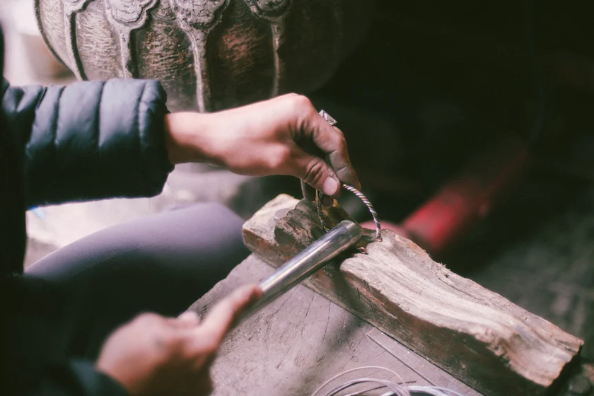 Sapa traditional silver smithing_3