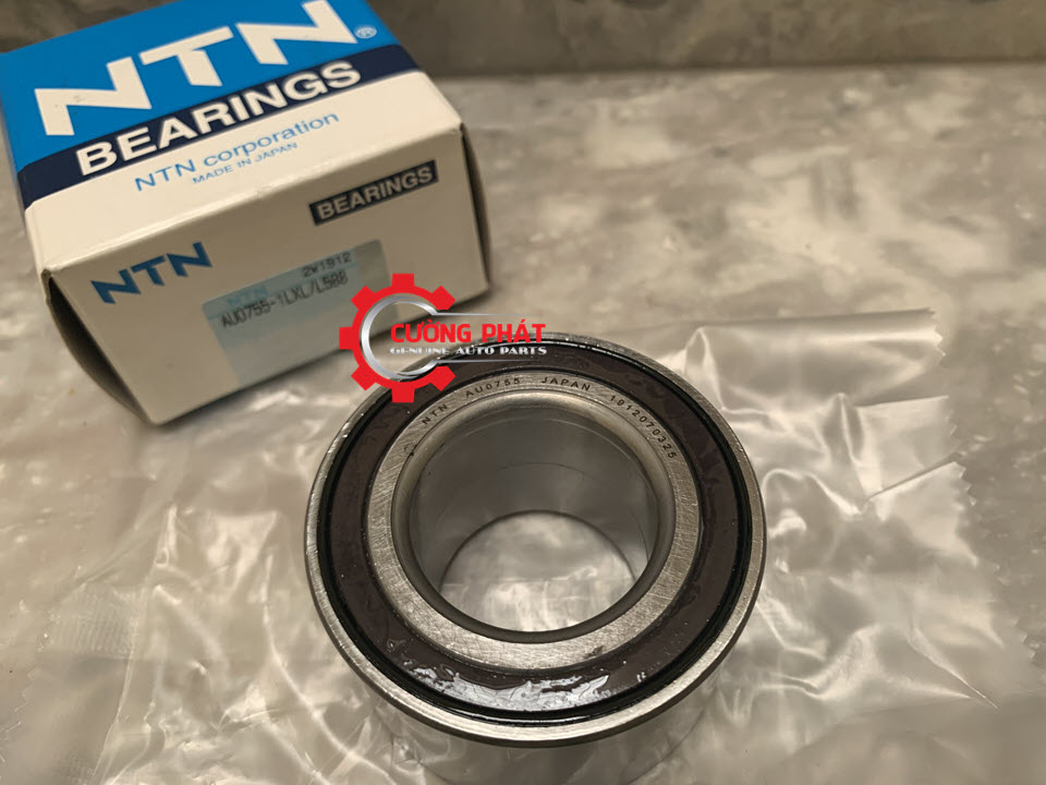 Góc chụp cận cảnh bi moay ơ trước Attrage, Mirage NTN Nhật có từ, ABS