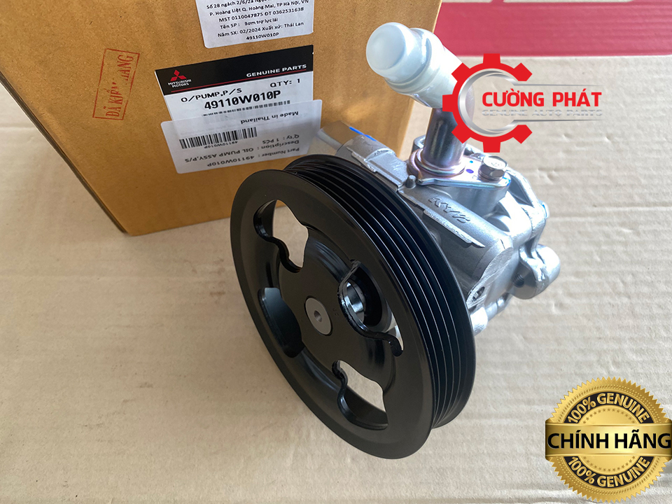 Chi tiết tem mã bơm trợ lực Triton, Sport 2019-2024 chính hãng