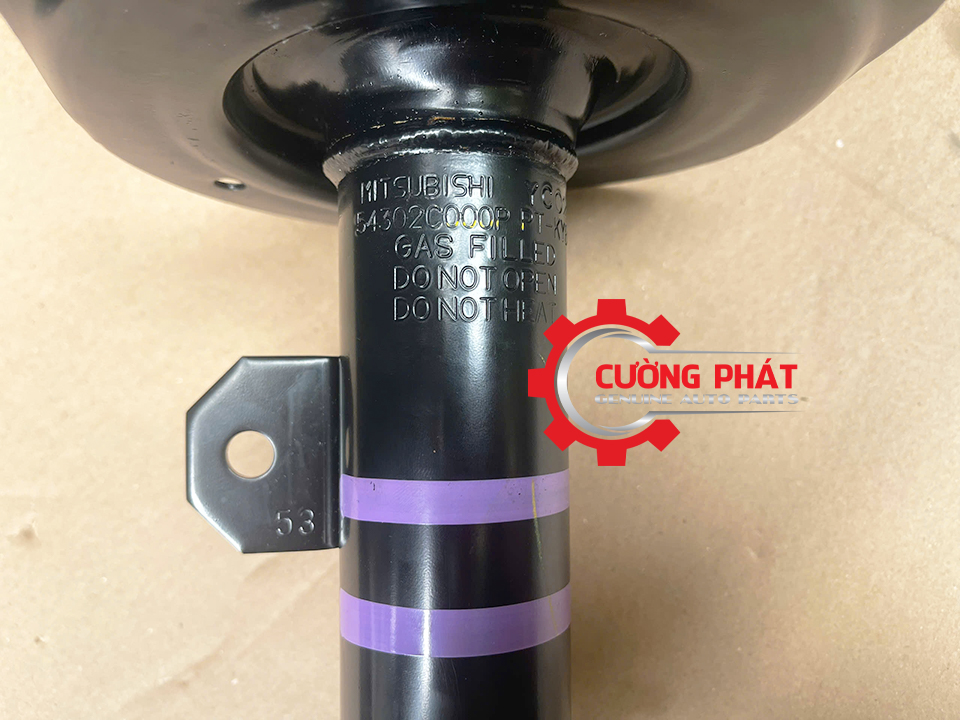Mã sản phẩm dập trên thân phuộc nhún trước Destinator
