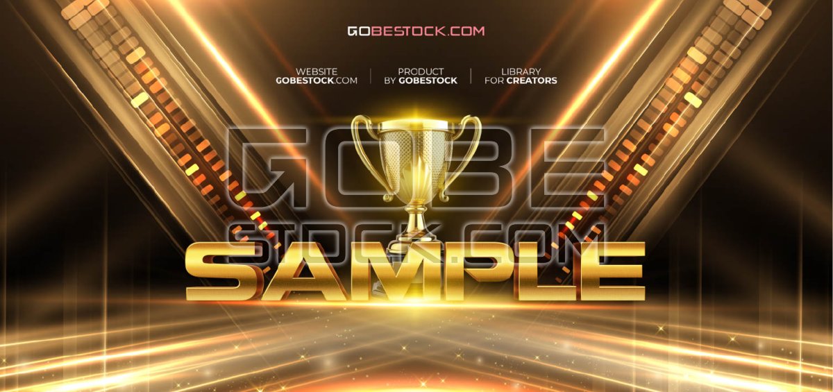 Background template award trophy