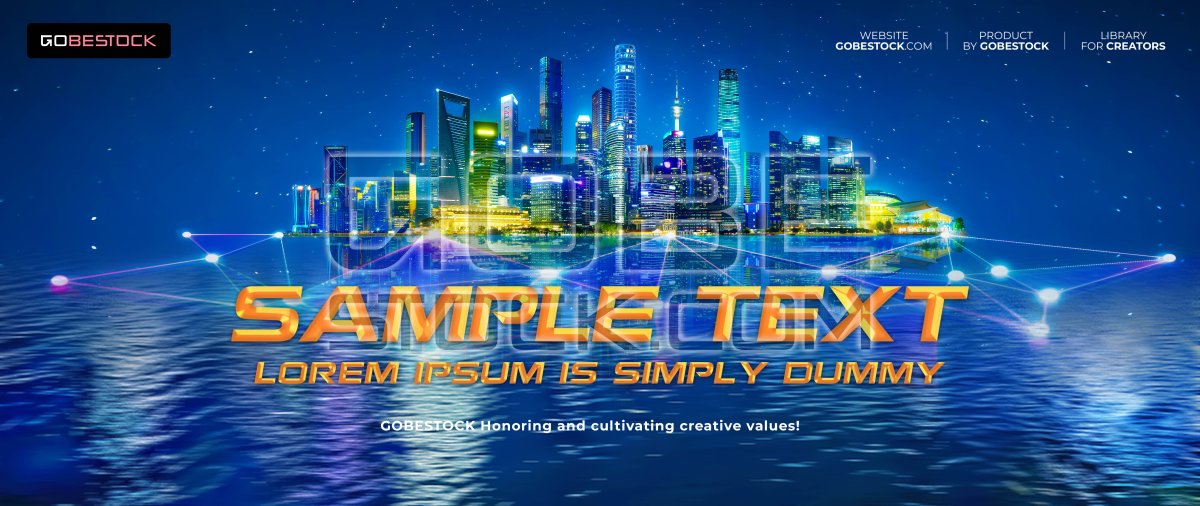 Background template technology city (2)
