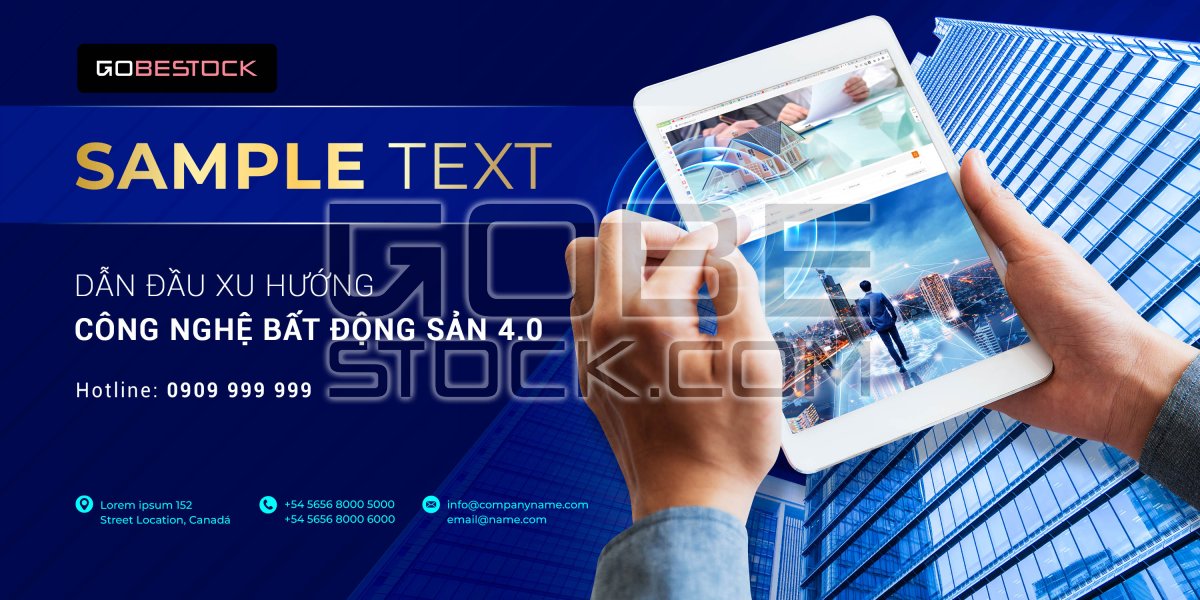 Banner real estate digital technology city 13