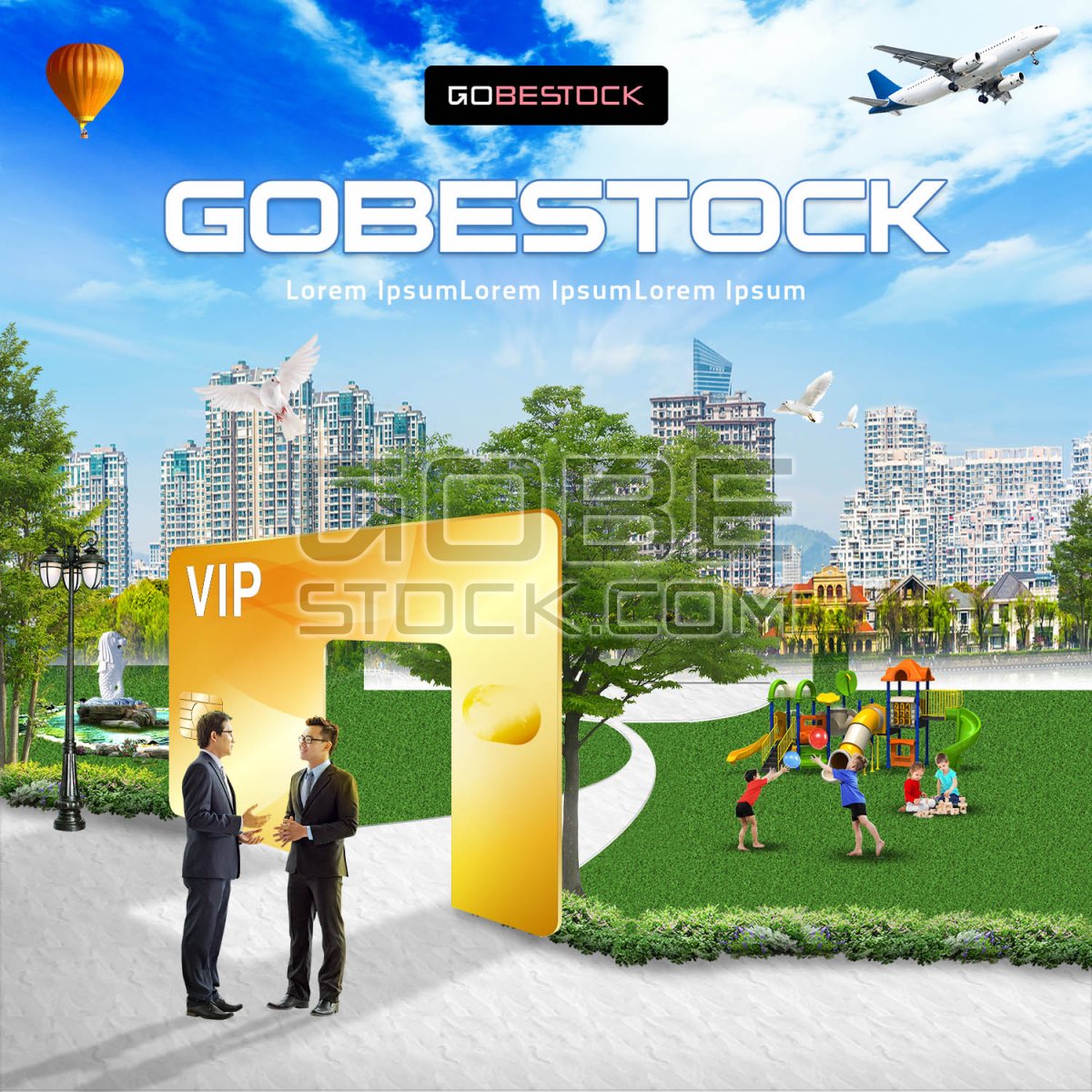 Post real estate city gate card 06