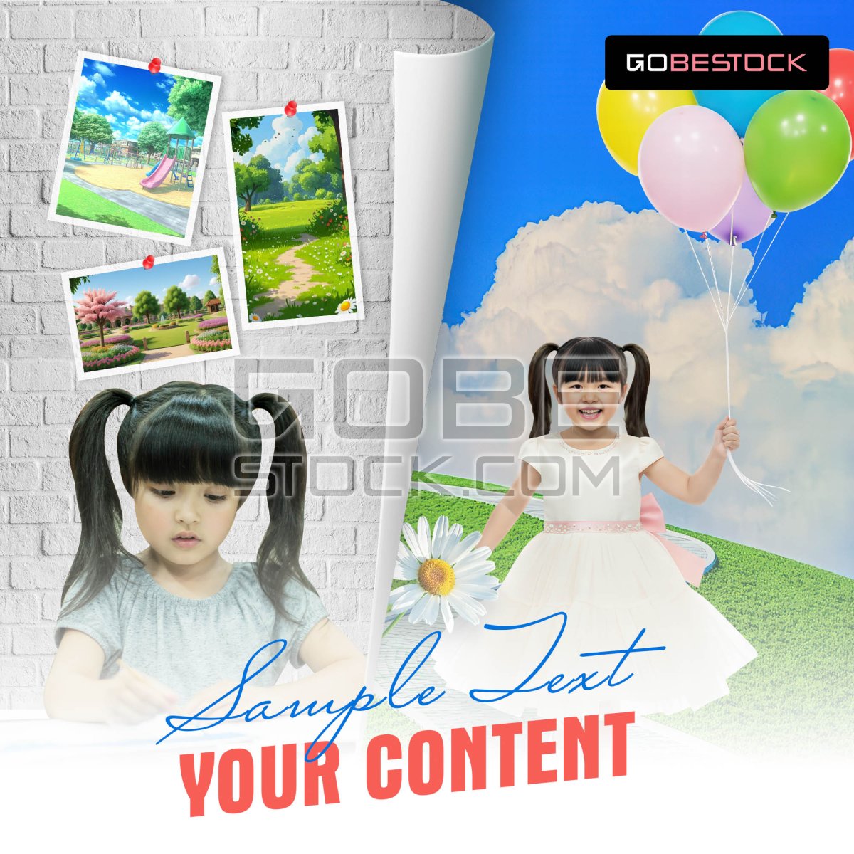 Children draw their dreams for the future