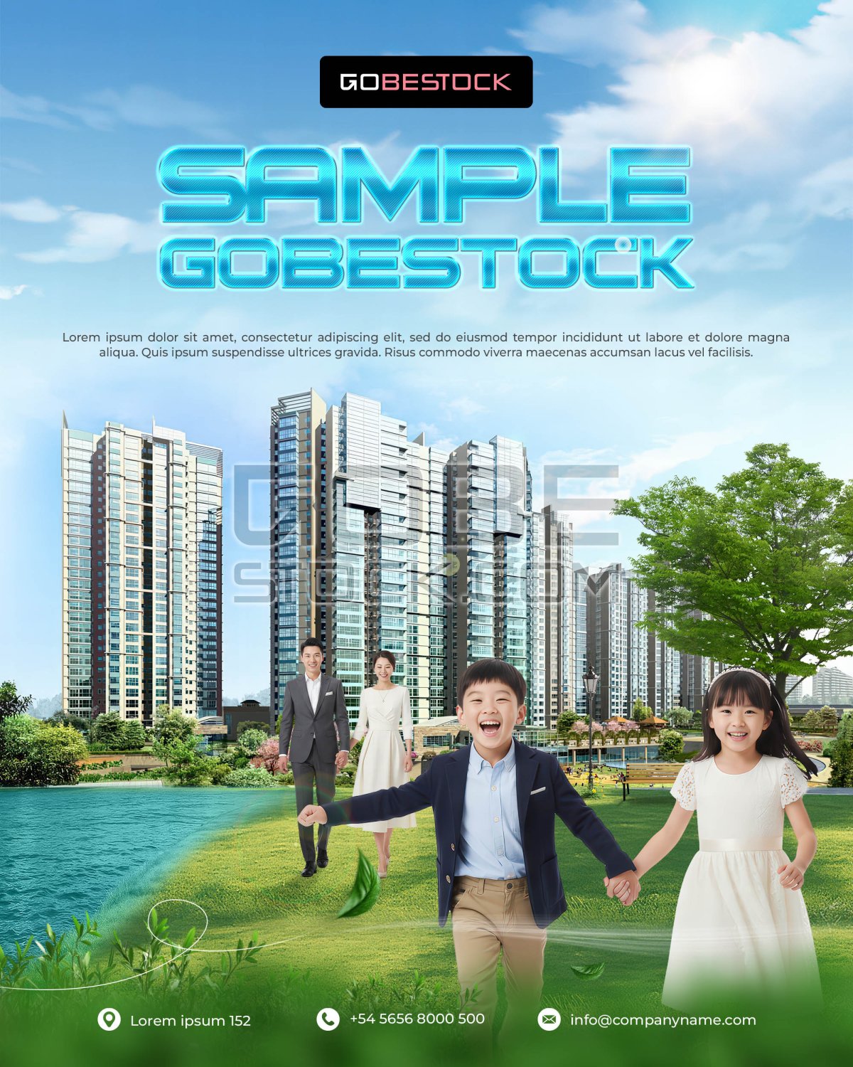 Post real estate family in a high-end residential area 2