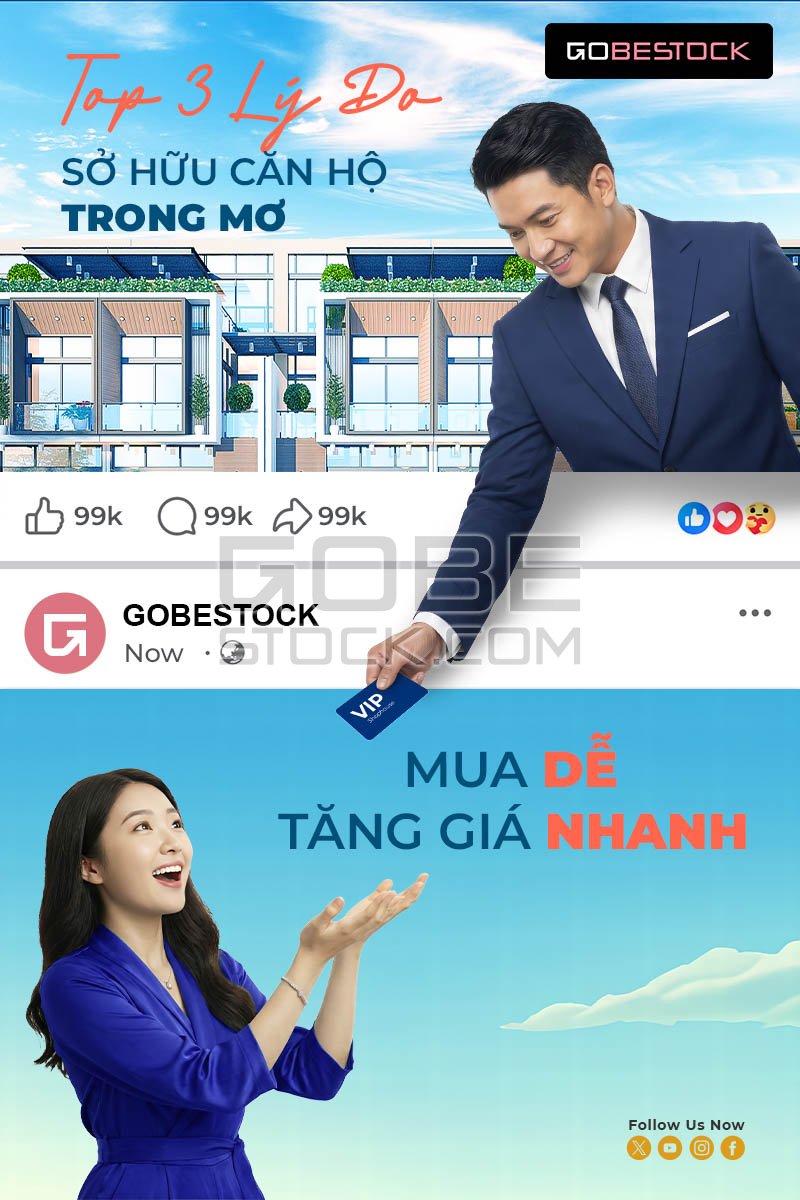 Post real estate business social media screen view