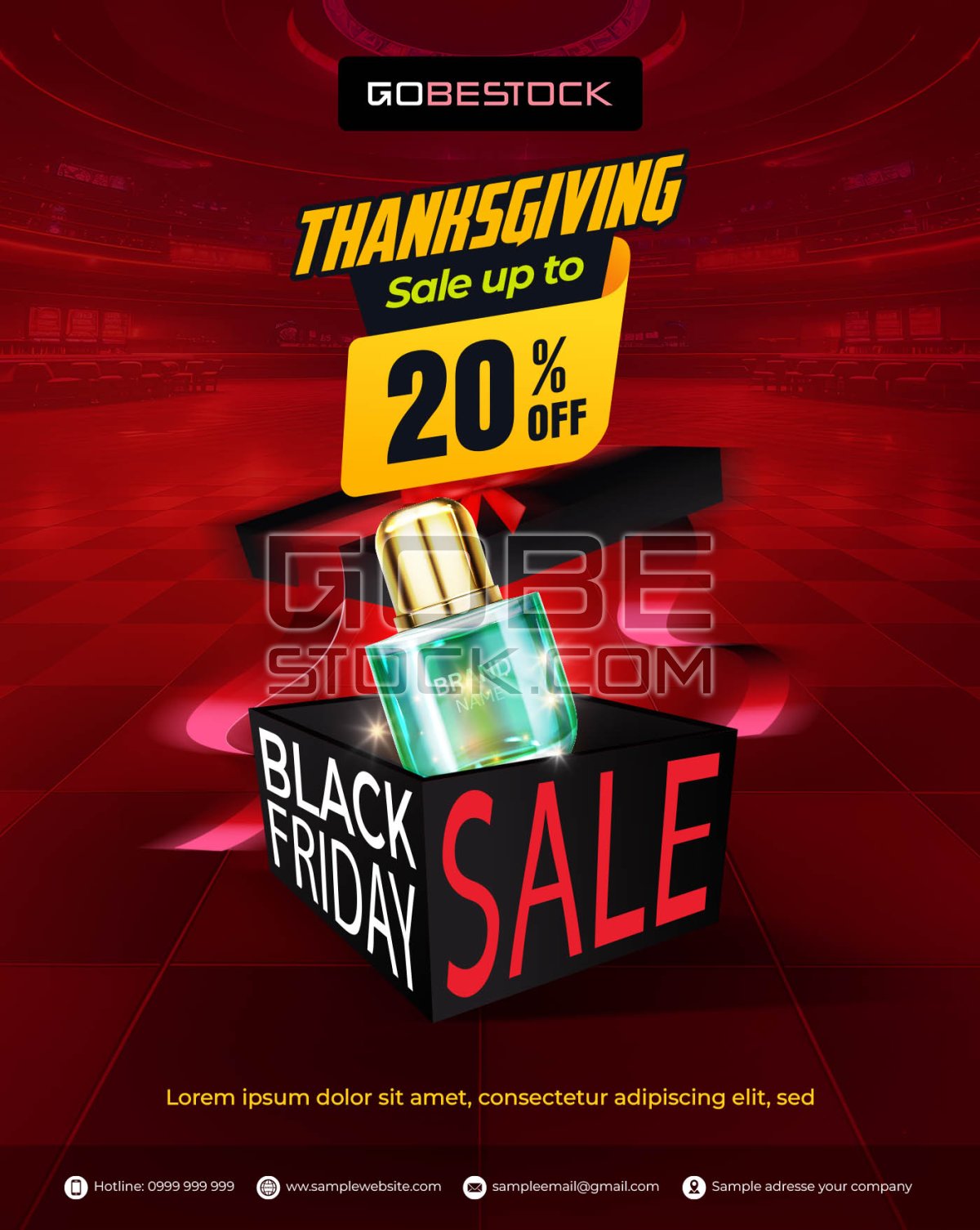 Poster background black friday thanks giving holiday