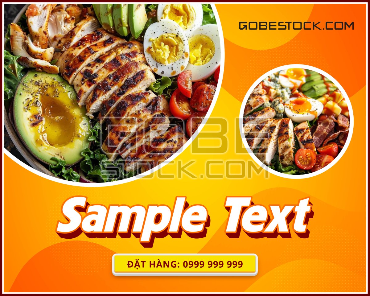 Poster template foods 01