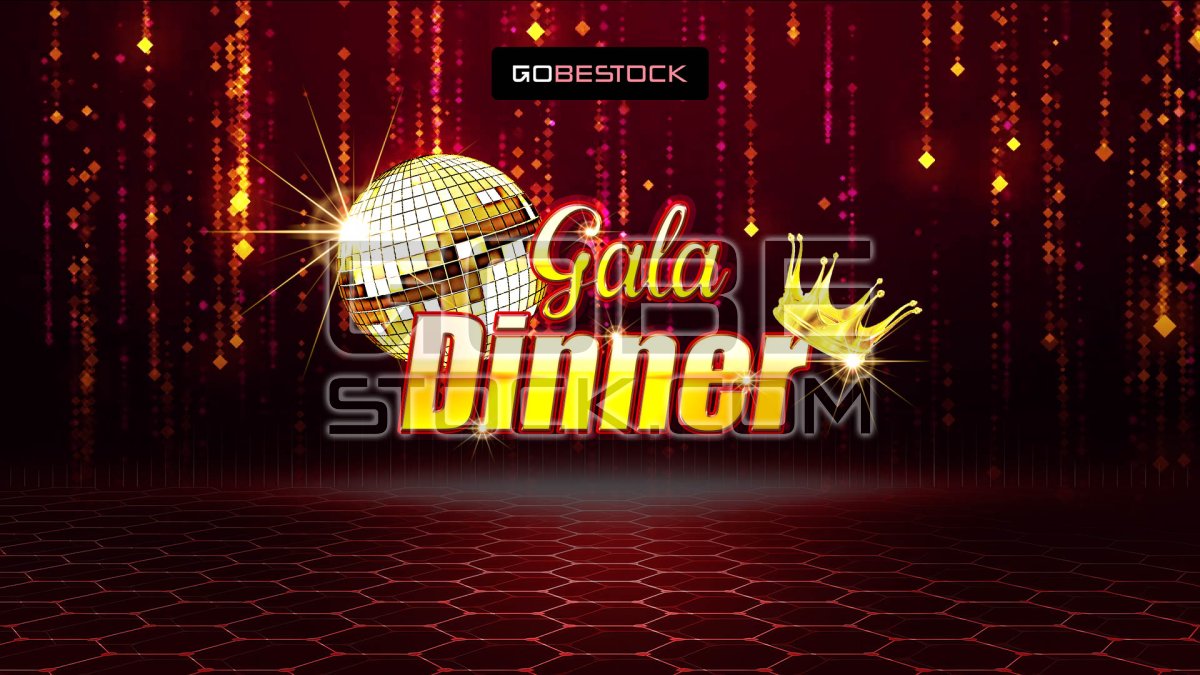 Poster disco night party gala dinner 02