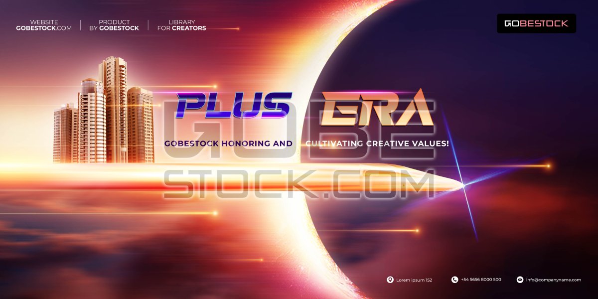 Template background city futuristic metro