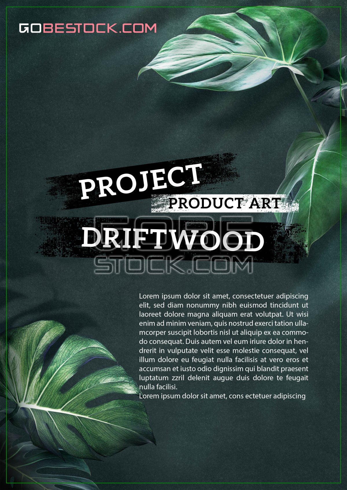 Template eco green leaf 01