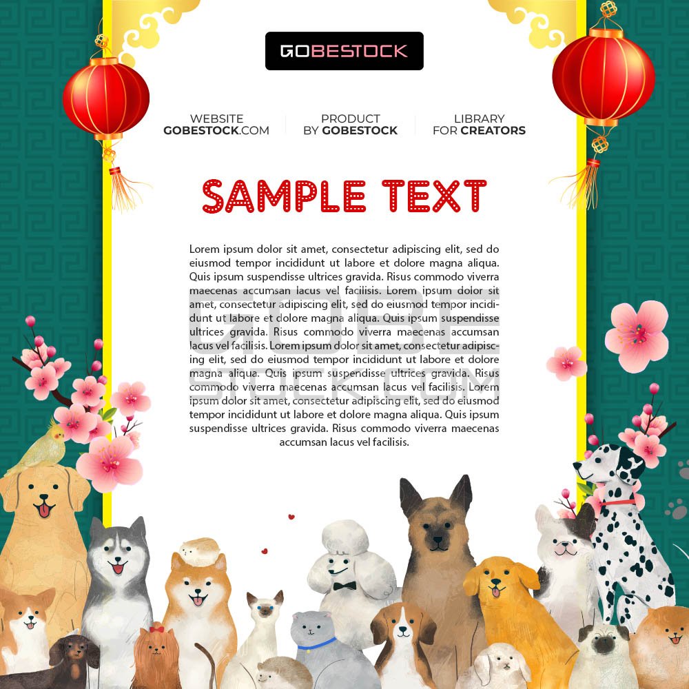 Key visual poster happy lunar new year for pet (2)