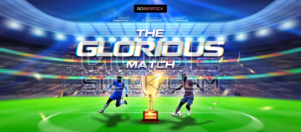 Poster football tournament with trophy (2)