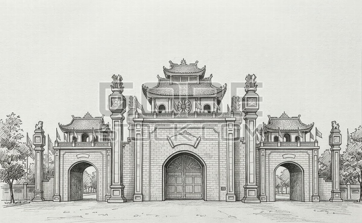 Temple Hung Vuong King Vietnam