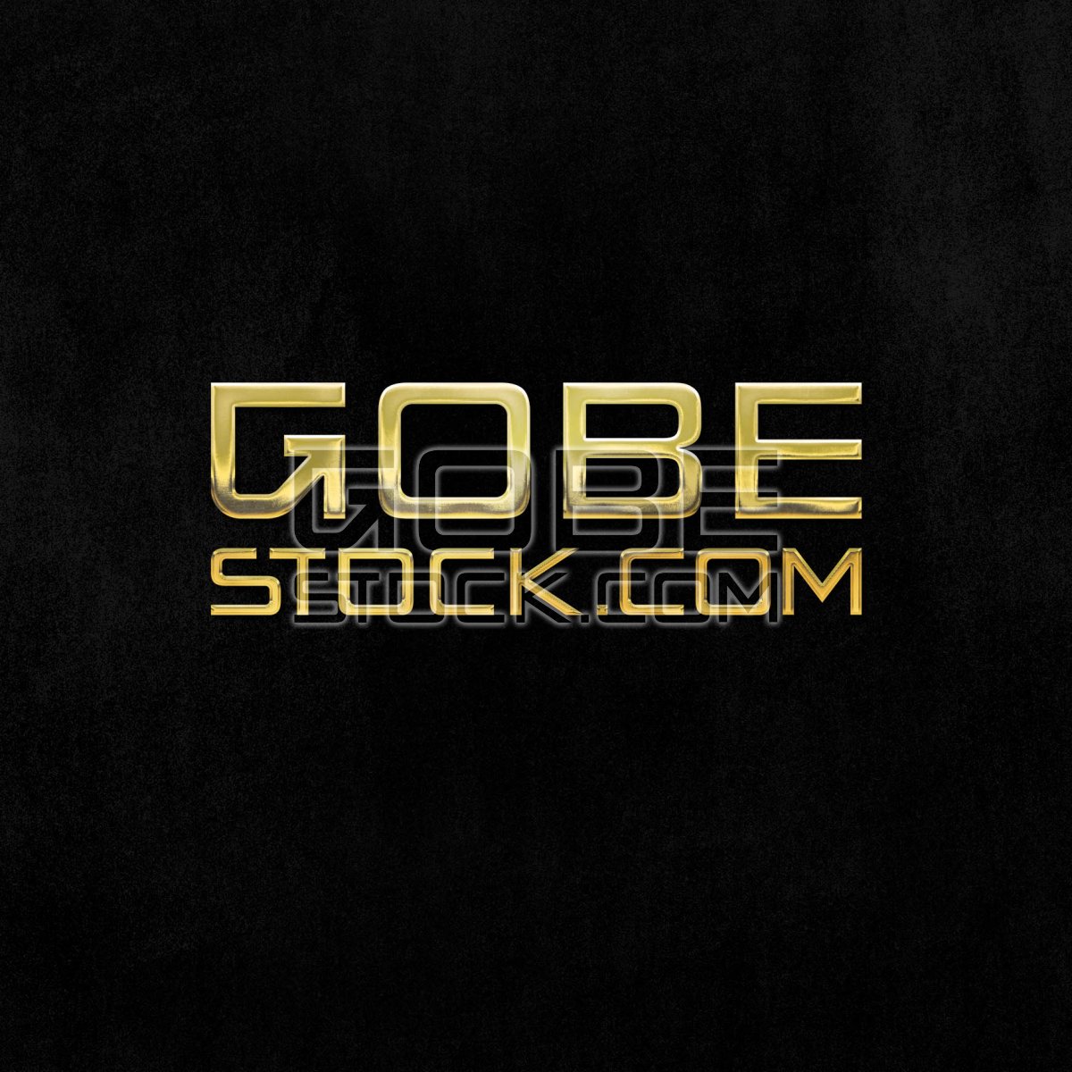 Logo mockup golden