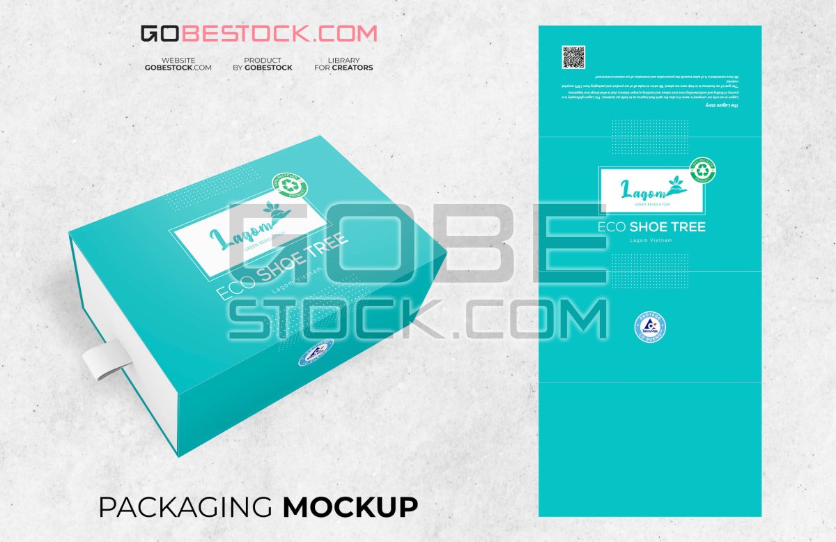 Packaging box mockup design (2)