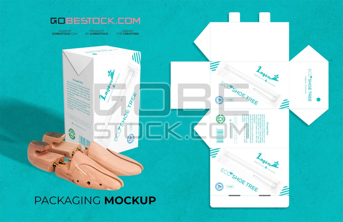 Packaging shoe mockup design (2)