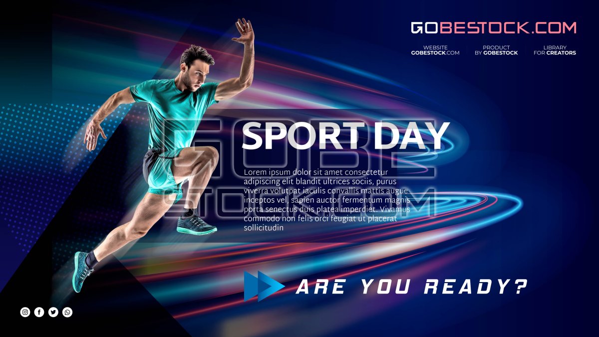 Poster sport template