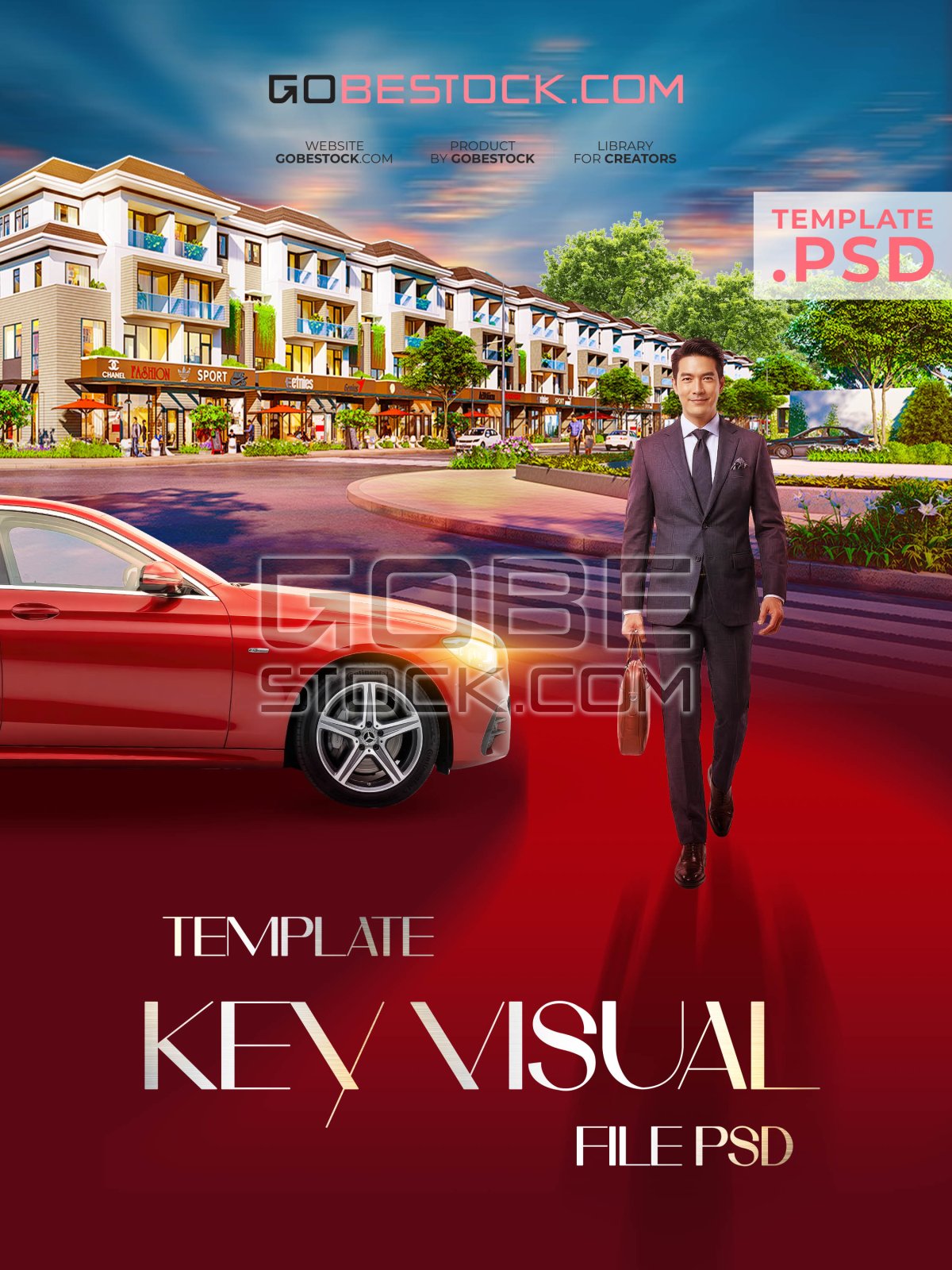 Poster template real estate luxury