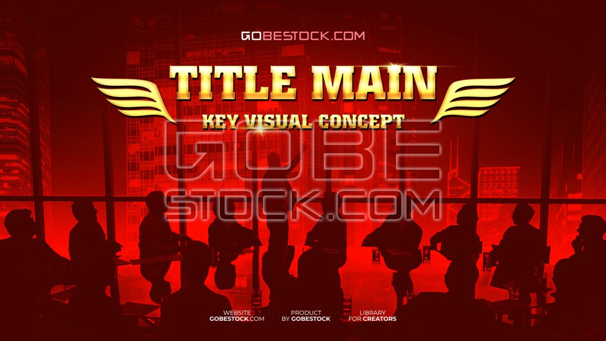 Template key visual business