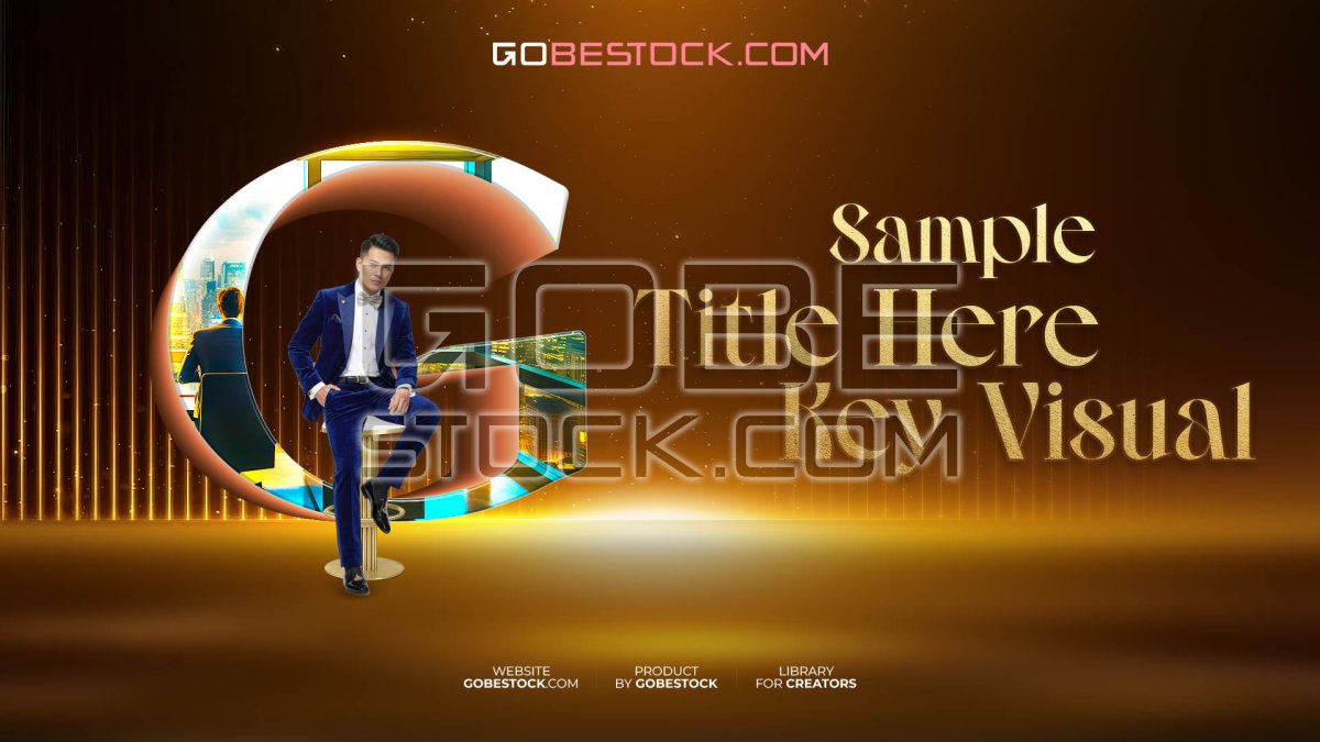 Template key visual gentleman