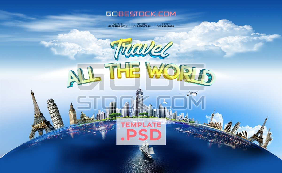 Travel banner world wonder (2)