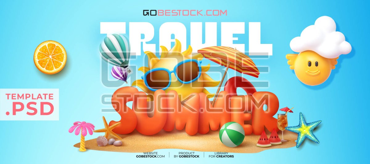 Travel summer poster