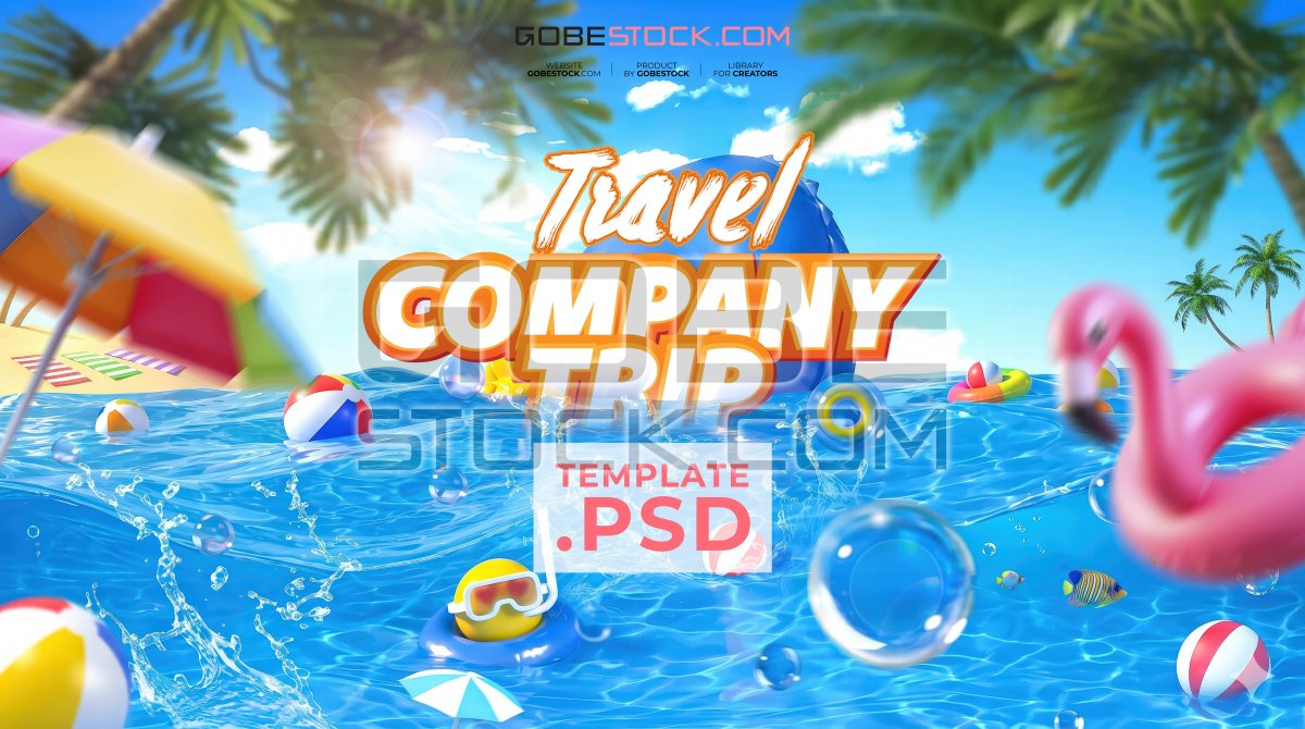 Pool party travel background (5)