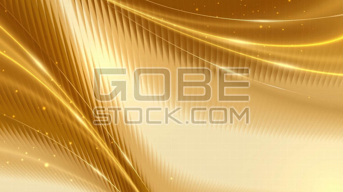 Abstract background golden wave