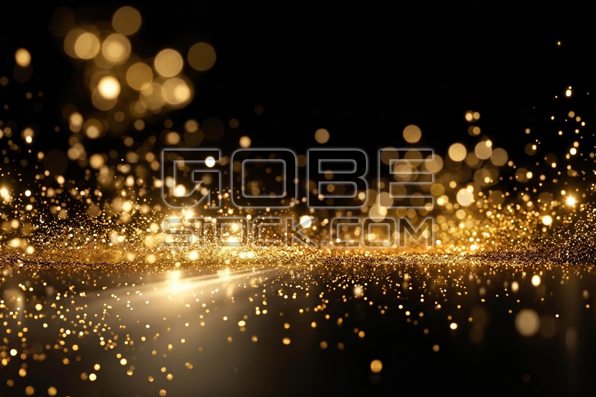 Golden glitter background (2)
