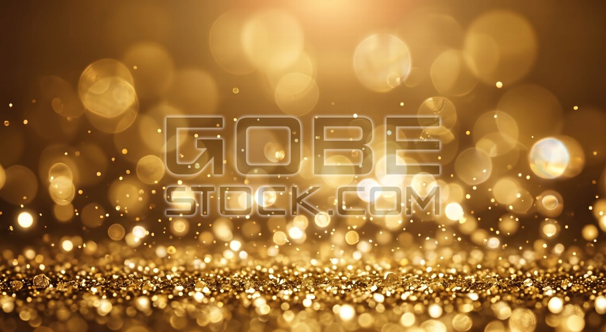 Golden glitter background