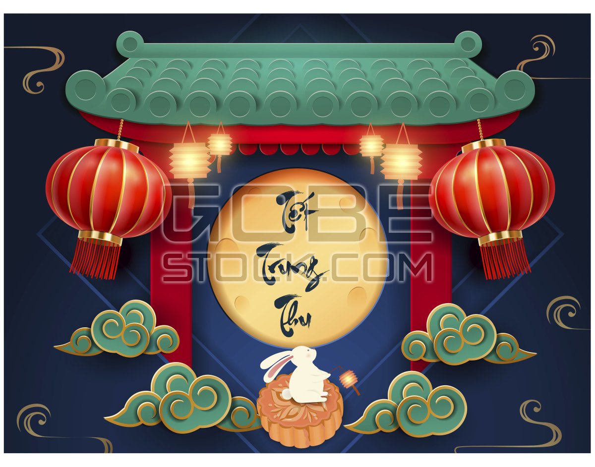 Mid Autumn Festival vector 1