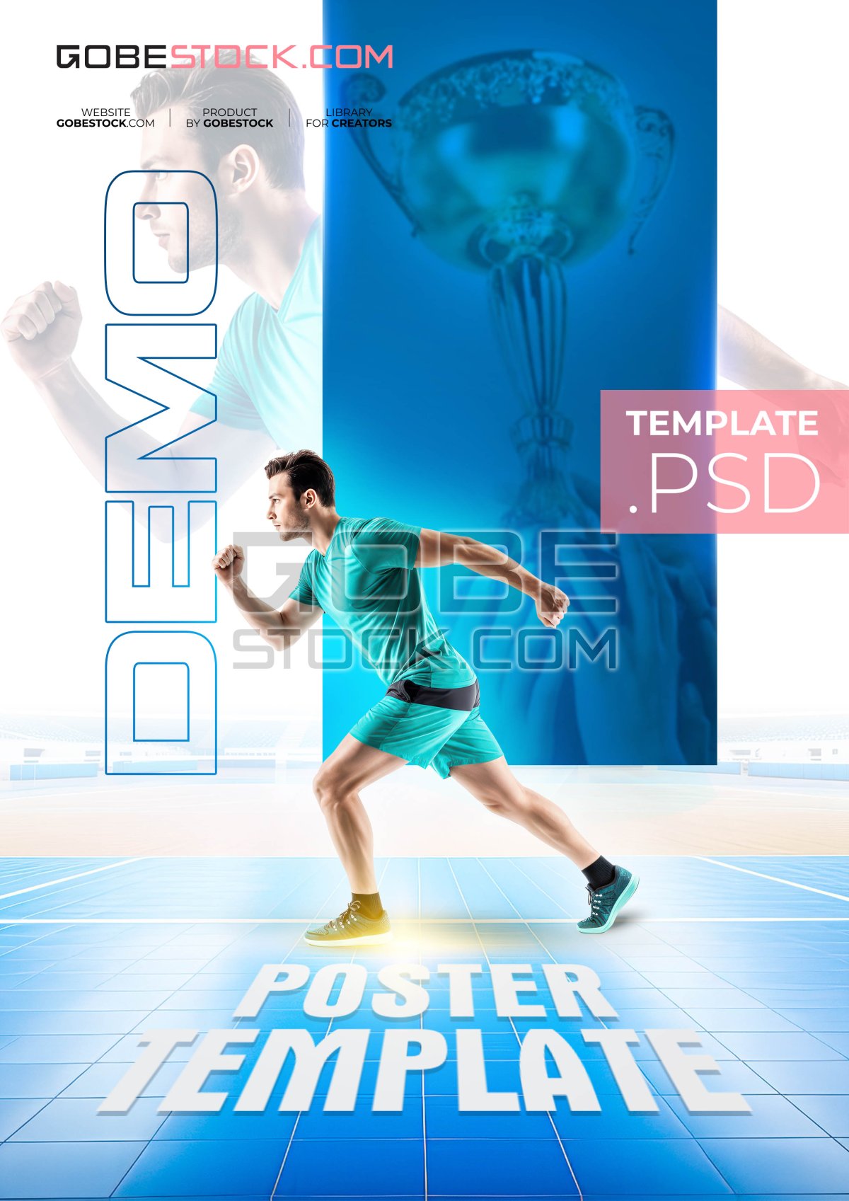 Key visual template sport