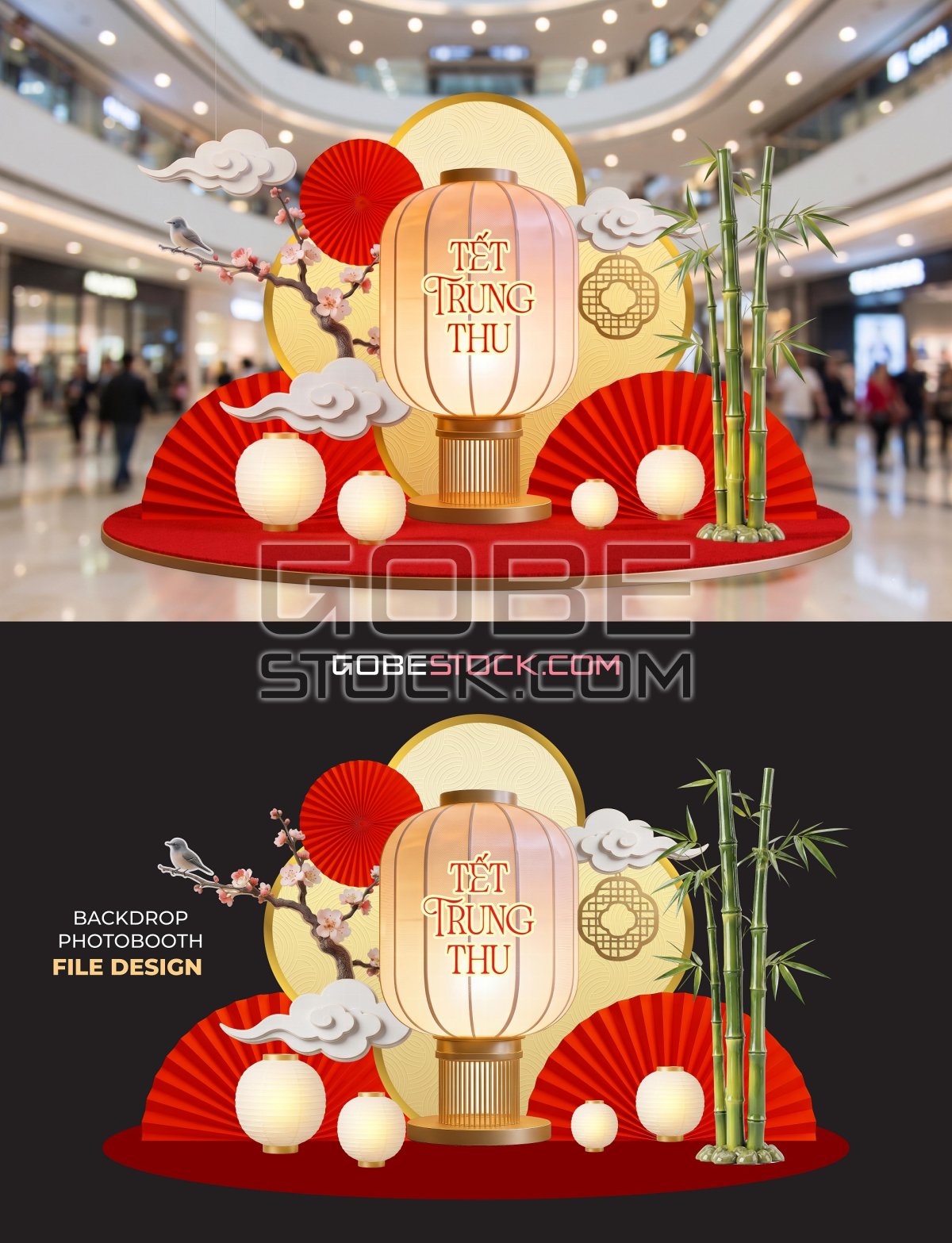 Backdrop photobooth mid autumn (2)