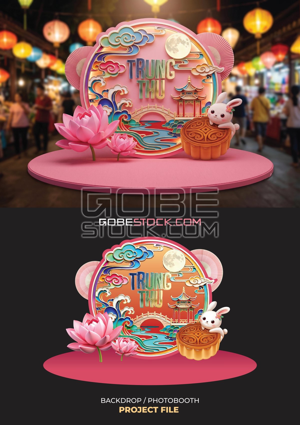 Backdrop photobooth mid autumn festival (7)