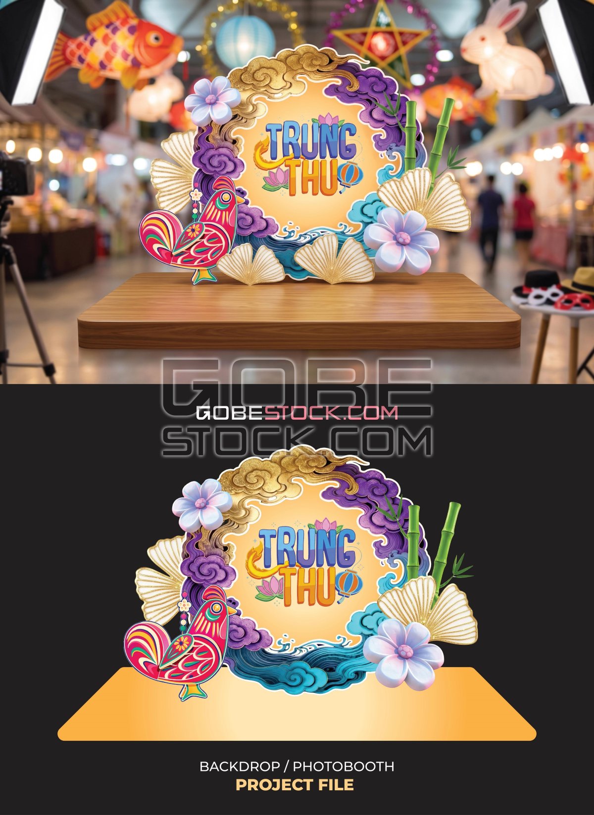 Backdrop photobooth mid autumn festival (8)