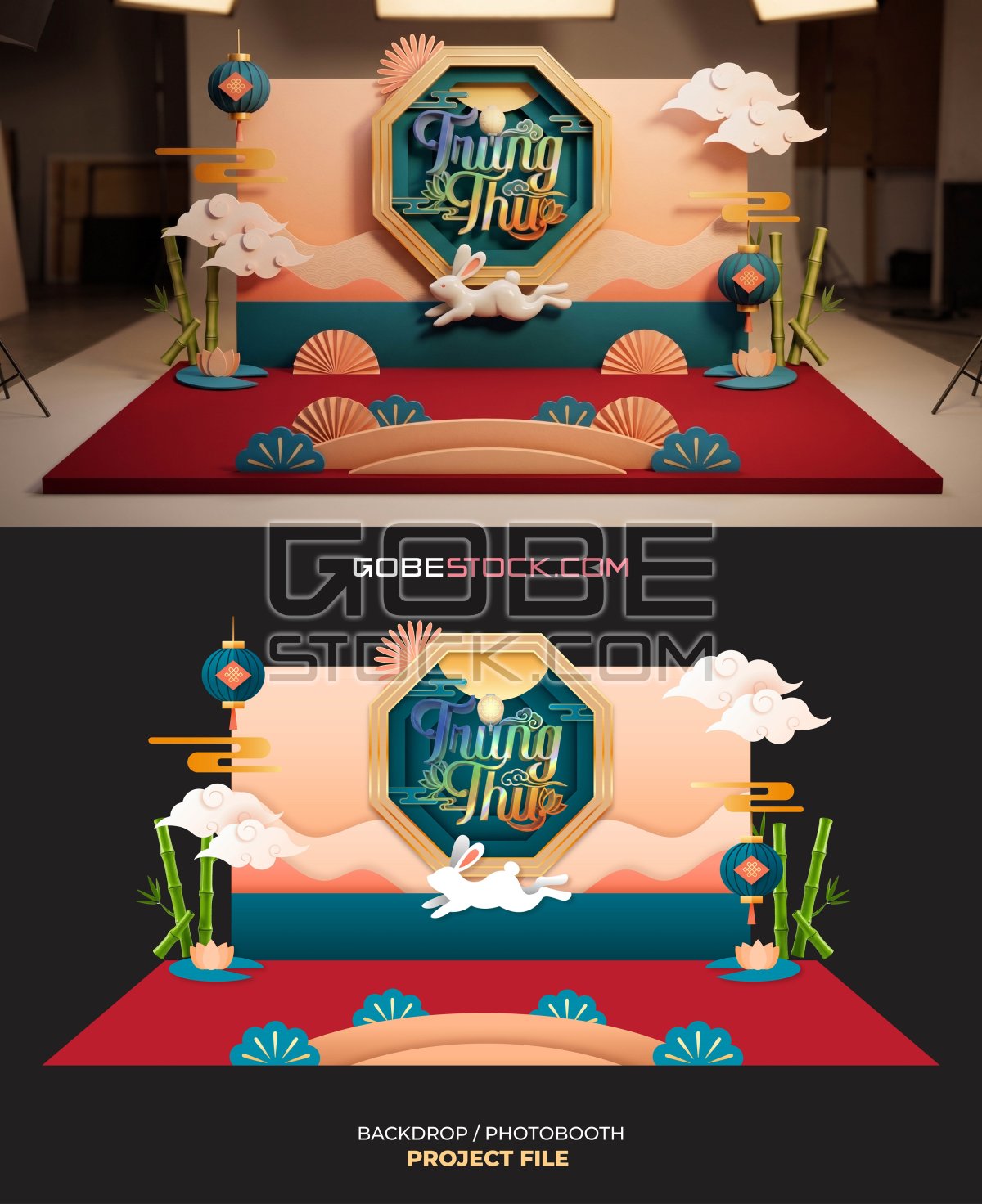 Backdrop photobooth mid autumn festival (13)
