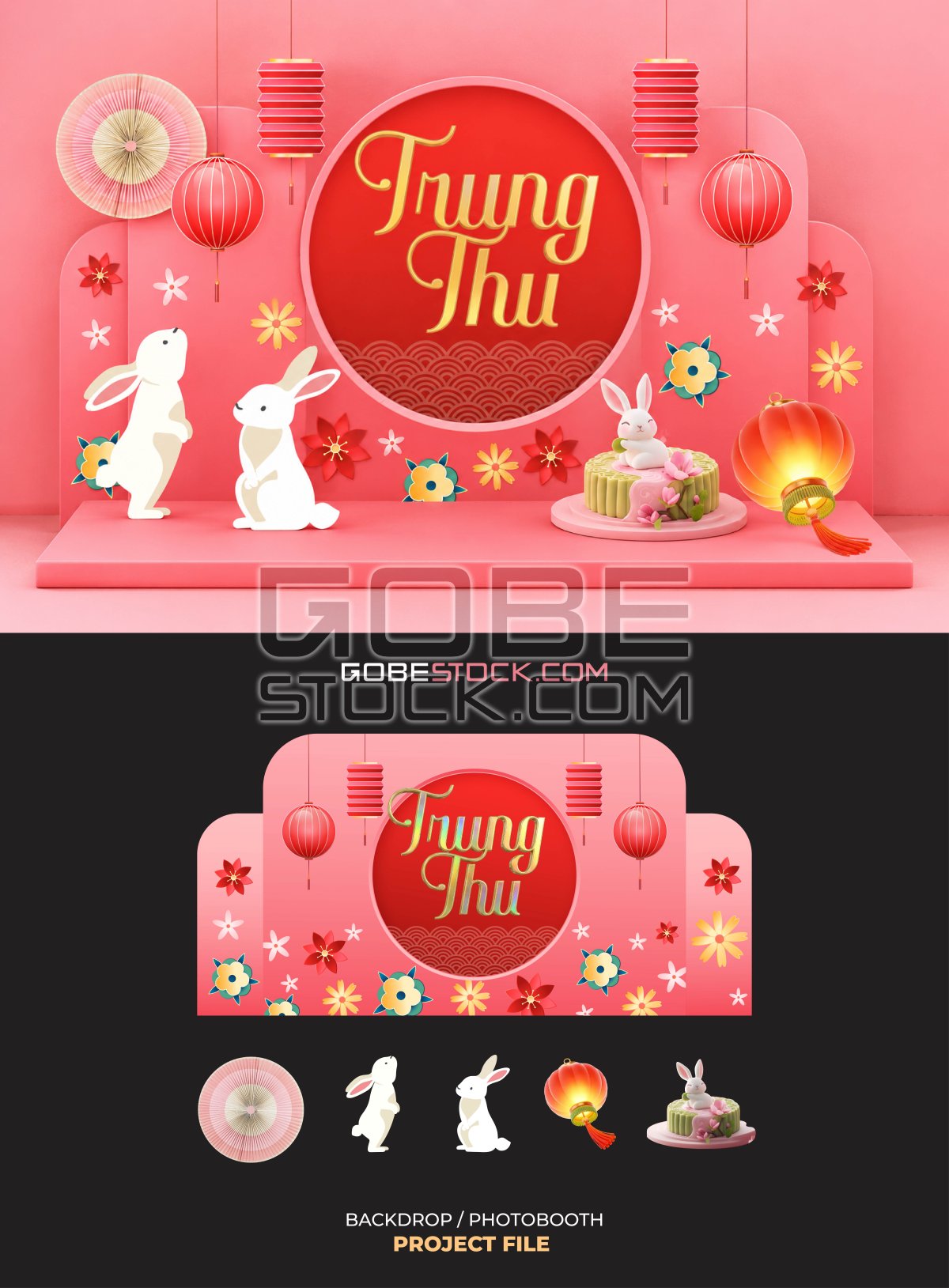Backdrop photobooth mid autumn festival (16)