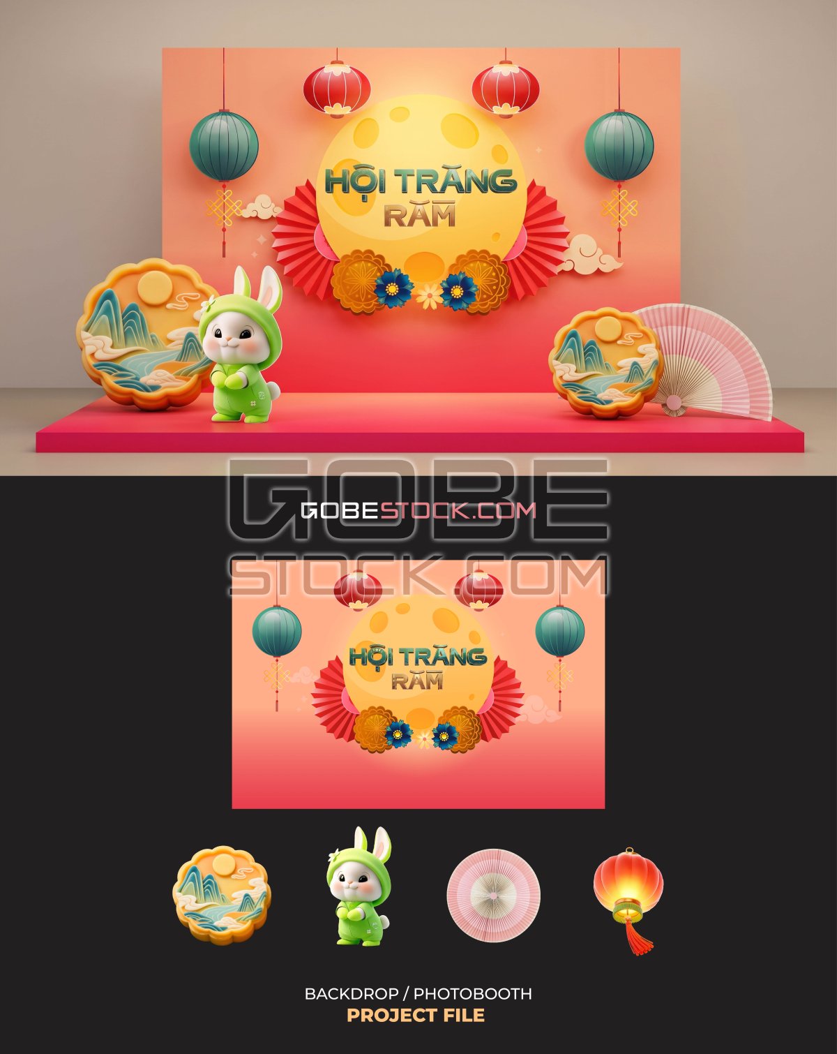 Backdrop photobooth mid autumn festival (17)