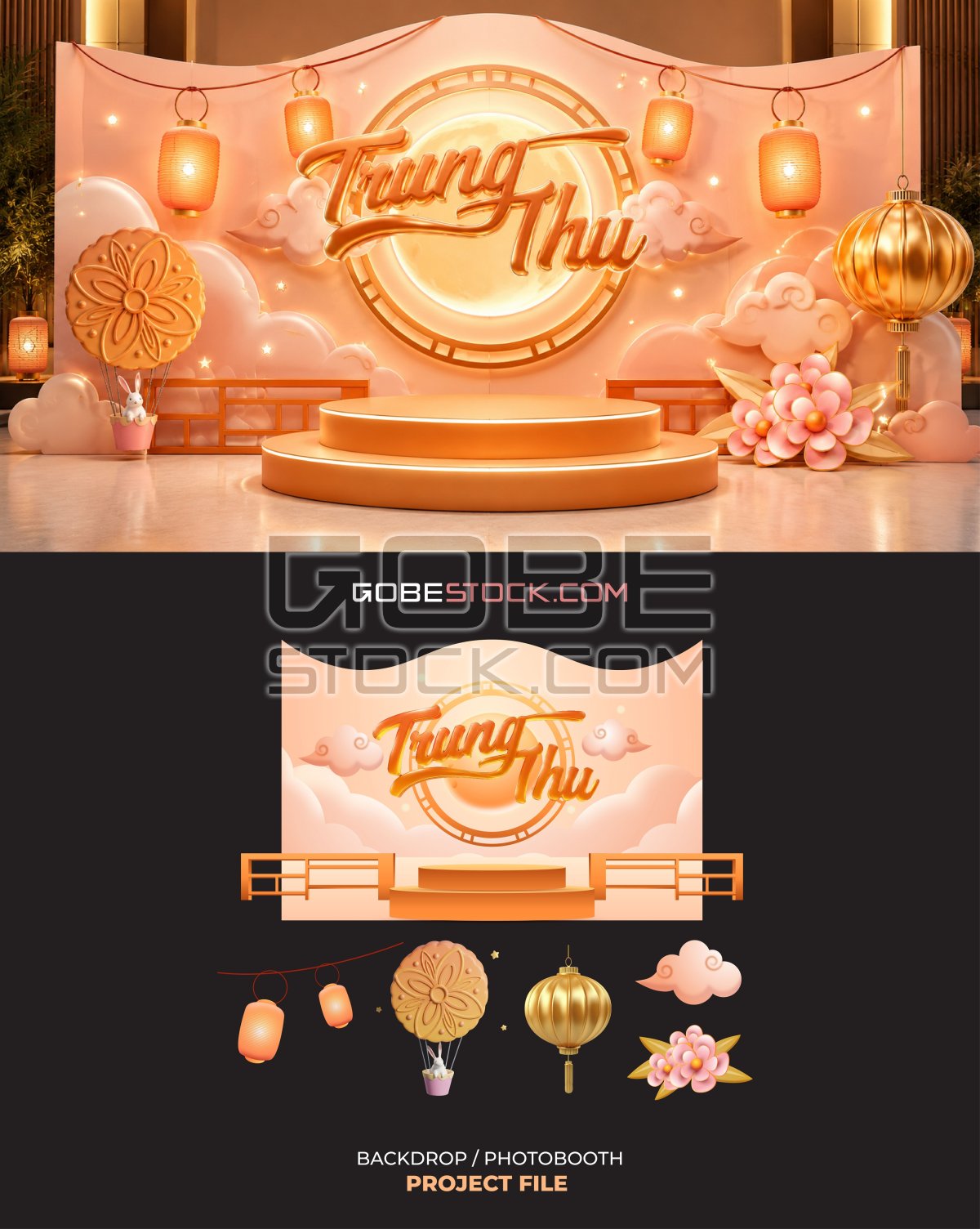 Backdrop photobooth mid autumn festival (20)