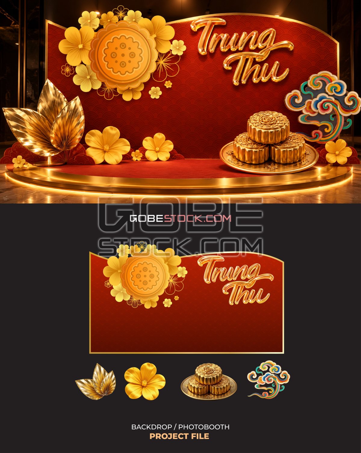 Backdrop photobooth mid autumn festival (19)