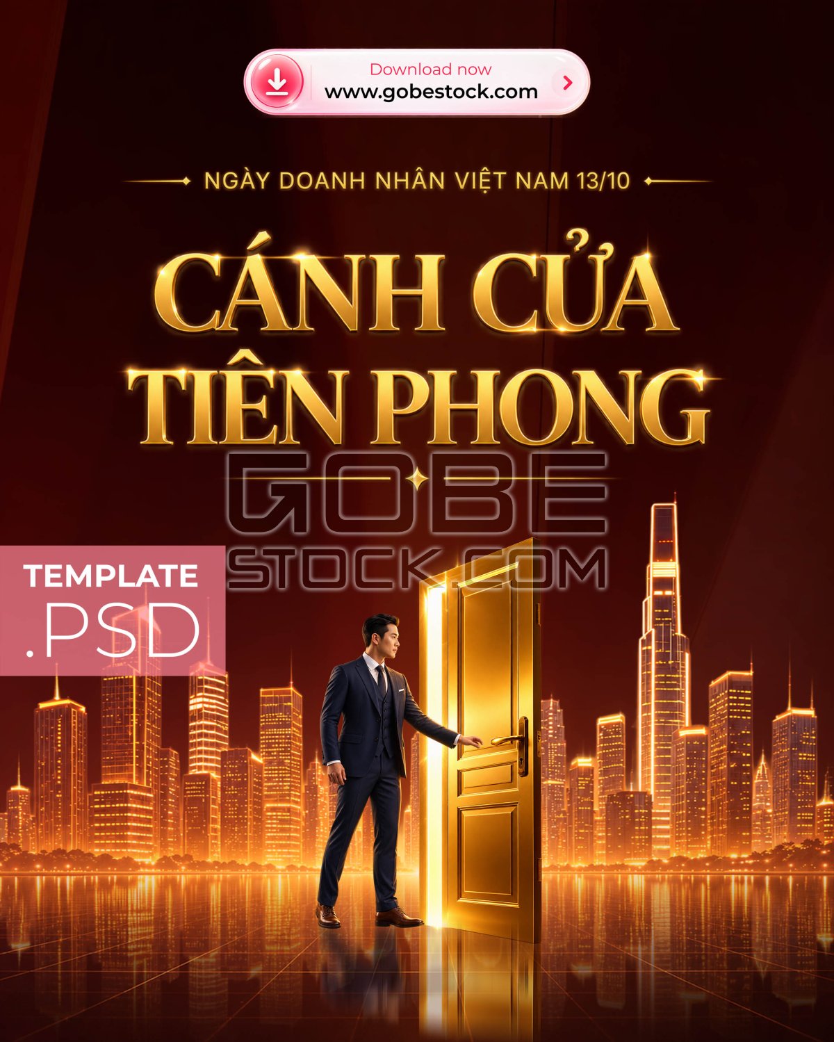 Vietnam Entrepreneurs Day 13 October Golden Door Pioneer Burgundy