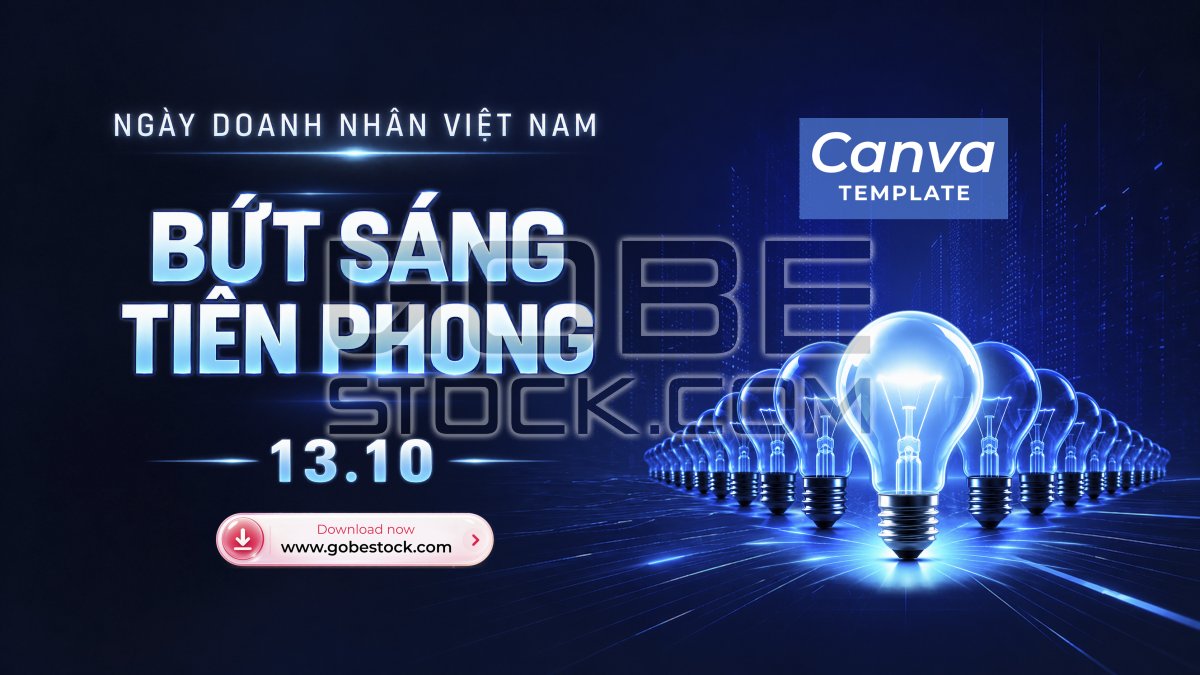 Vietnamese Entrepreneurs Day Bright Lightbulb Banner
